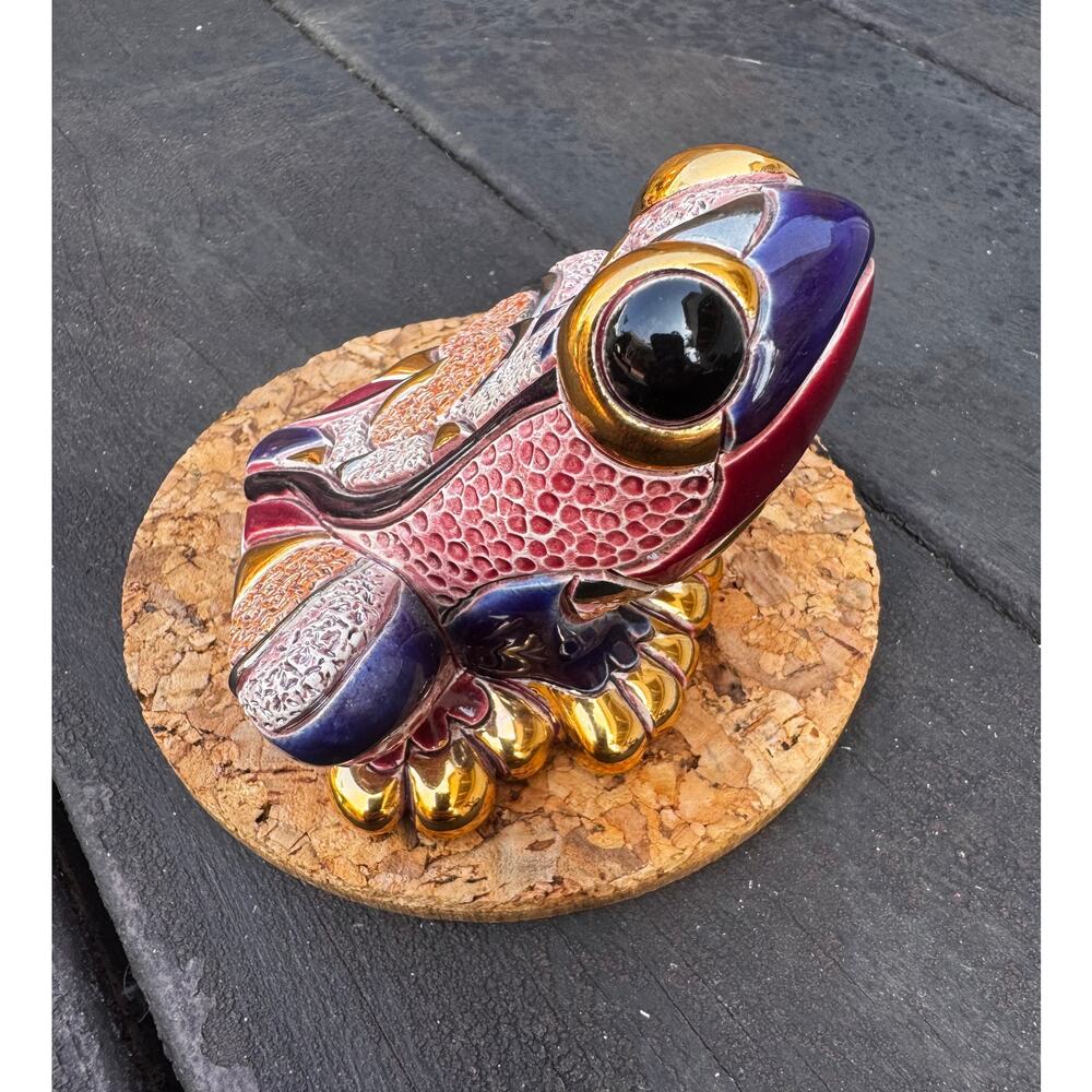 De Rosa Rinconada Family Collection - Garden Frog - #F126 Beautiful! RARE - Picture 2 of 5